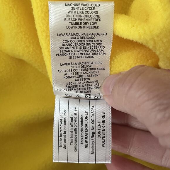 Baby Xtreme Snowsuit Size 9-12 Months Blue Yellow Fleece Lined Full Zip Infant - Picture 8 of 8